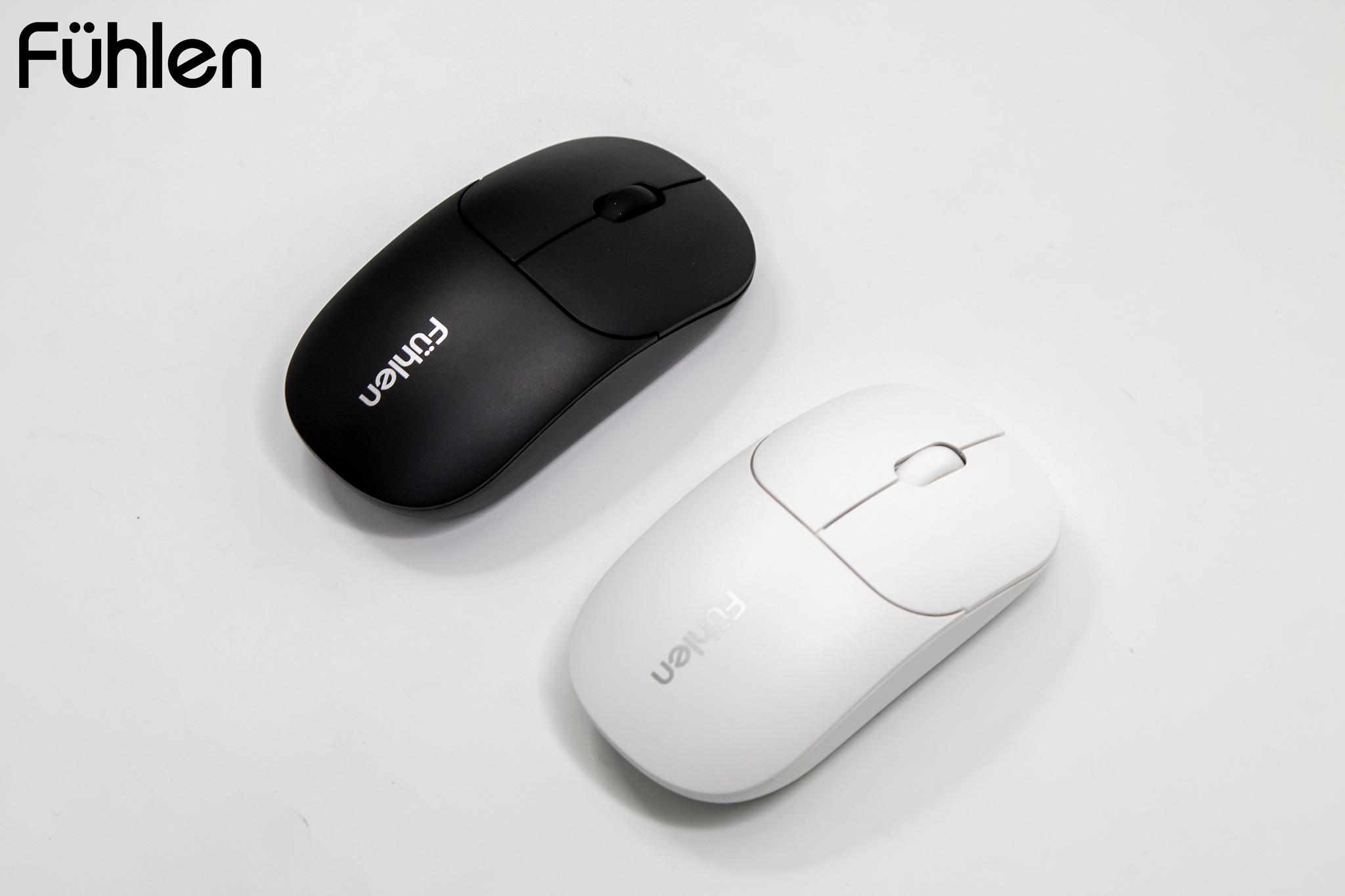 Chuột không dây Fuhlen M07s Wireless, Công thái học, Tặng kèm pin- Hàng chính hãng
