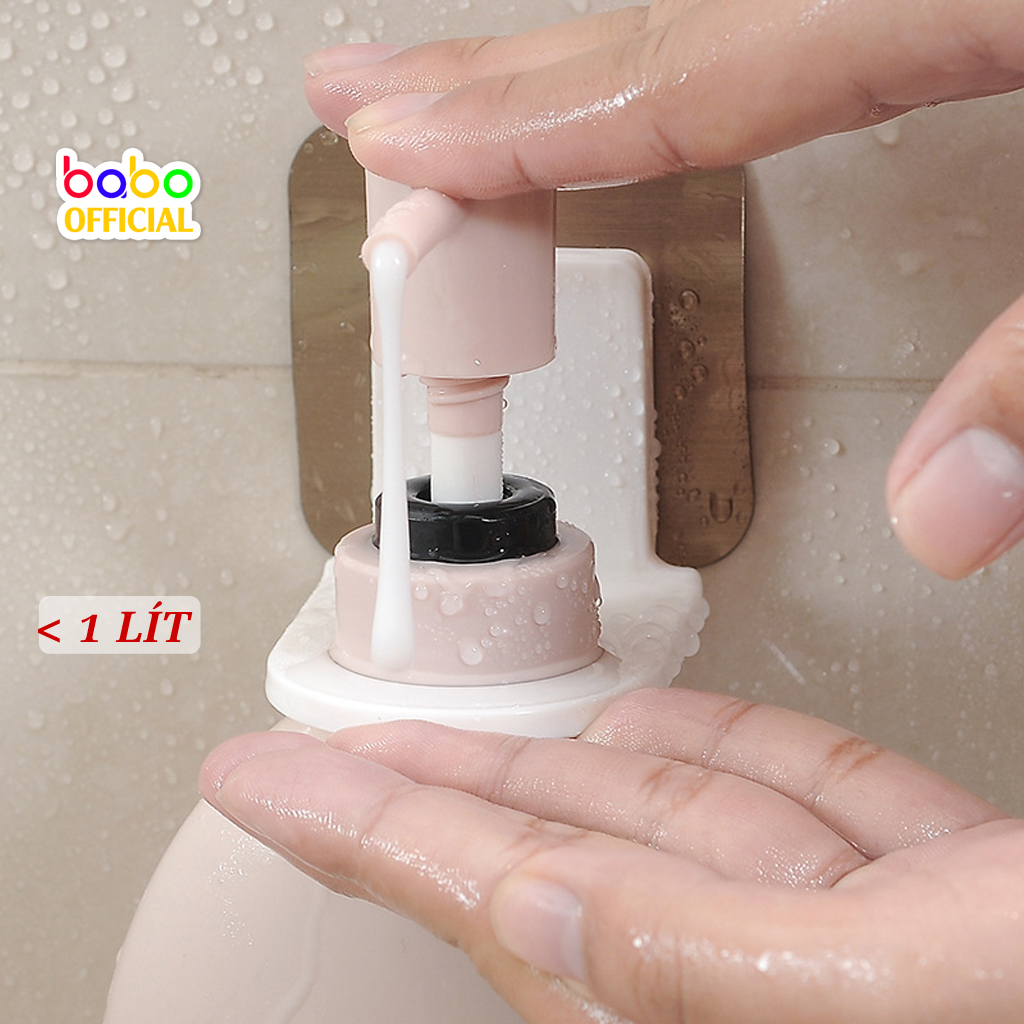Giá treo chai sữa tắm Dầu gội Nước rửa tay dán tường