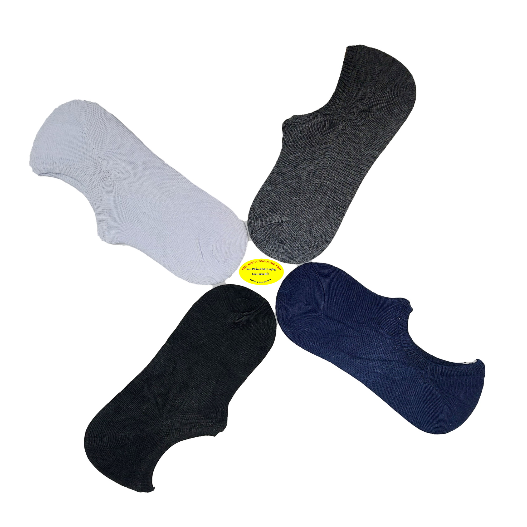 Tất vớ lười nam Women's Socks Không in hình Chất liệu thun cotton co giãn Thoáng mát Bảo vệ đôi chân Sx tại T&T Việt Nam
