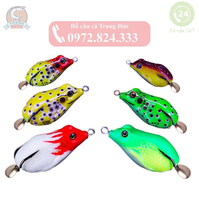 Mồi giả câu cá lóc, Nhái hơi câu lure Thunder Frog siêu nhậy giá rẻ