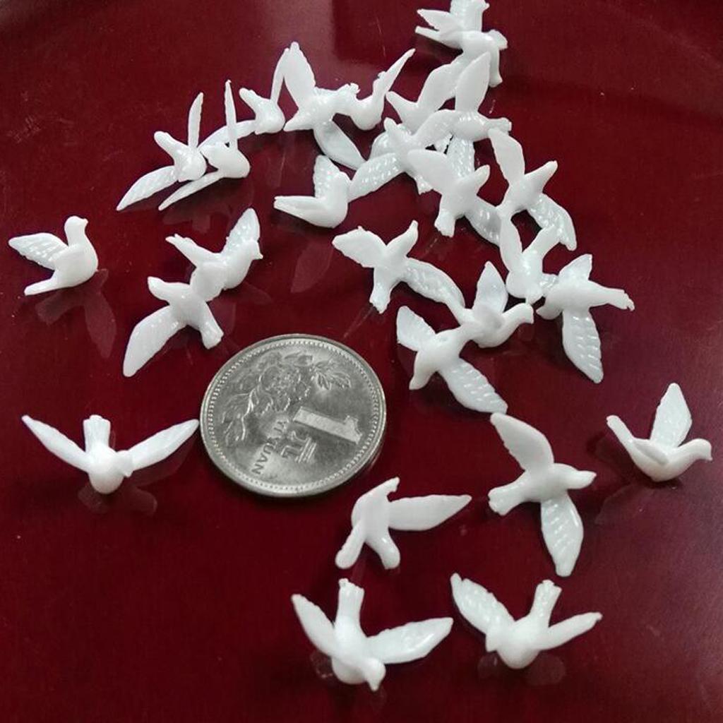 7-10pack 12pcs Baby Shower Christening Table Confetti Pigeon Wedding Table Decor