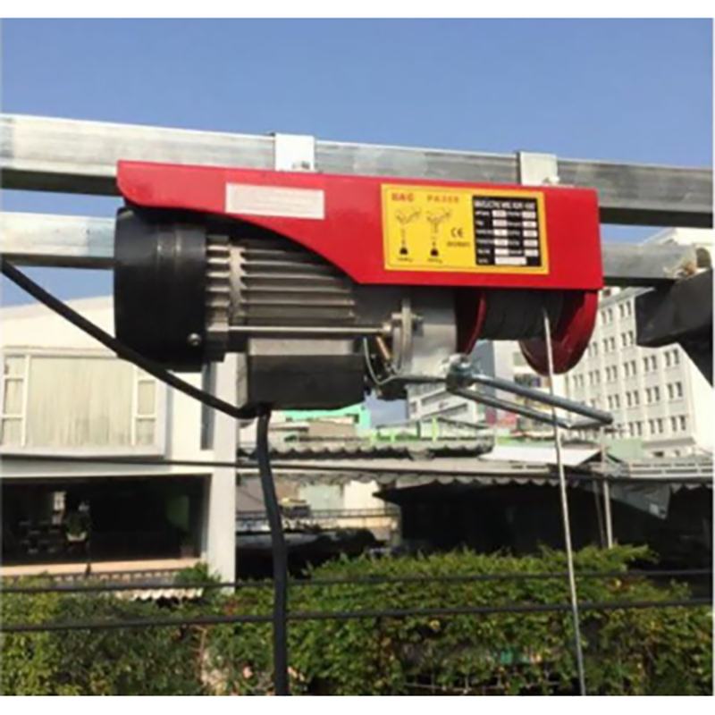 Tời điện mini ABG PA lõi mô tơ đồng, nâng hạ hàng hóa có điều khiển (Màu sắc thay đổi theo đợt)