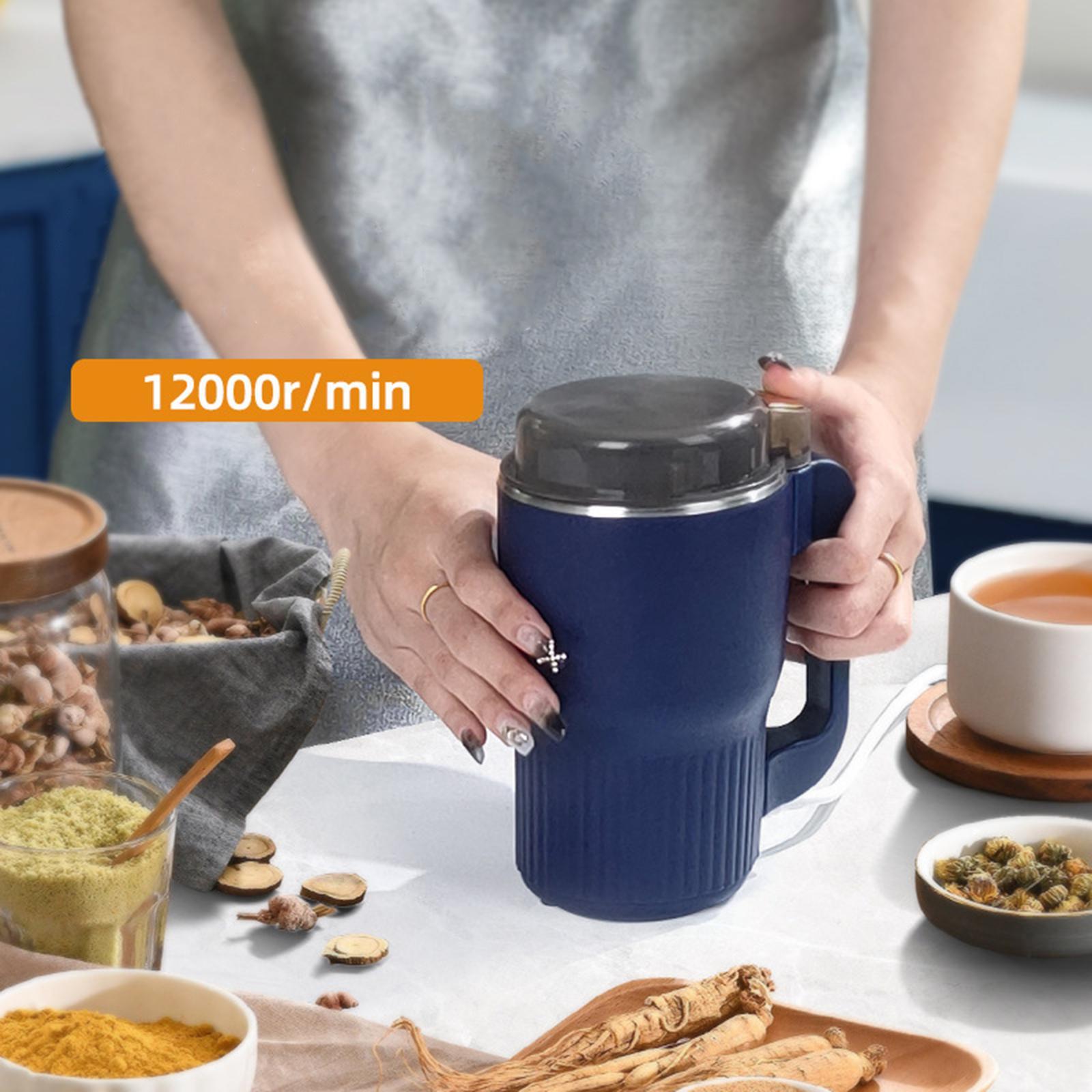 Coffee Bean Grinder Coffee Bean Grinding Machine Nuts 130W Removable Chamber 8 Blade Large Capacity Household Spice Grinder