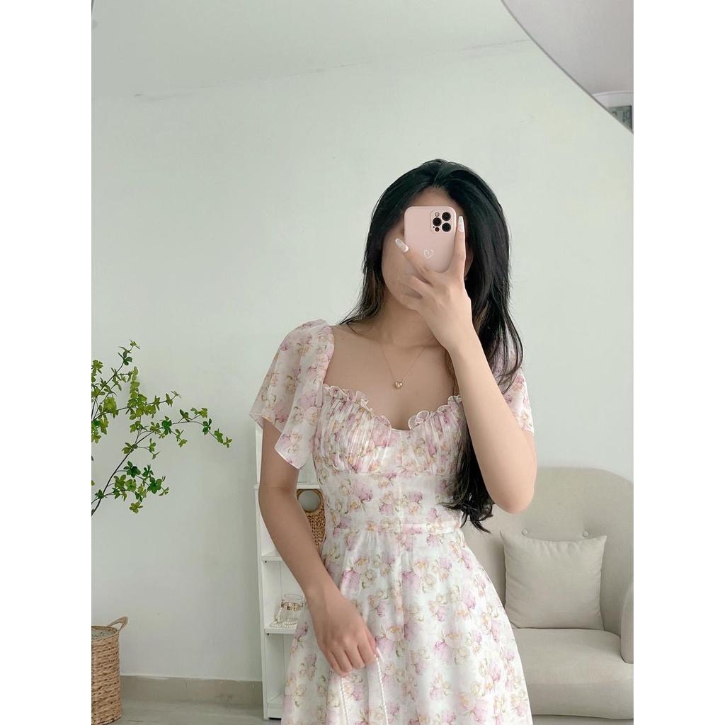 TIELA Đầm váy hoa nhún ngực - Juliet Dress