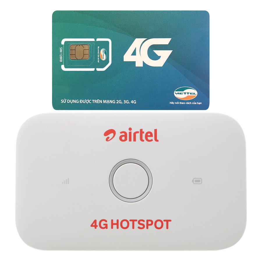 Bộ Phát Wifi Di Động Huawei E5573Cs-609 4G 150Mbps - Hàng Nhập Khẩu + Sim 3G/4G Viettel 2GB/Ngày