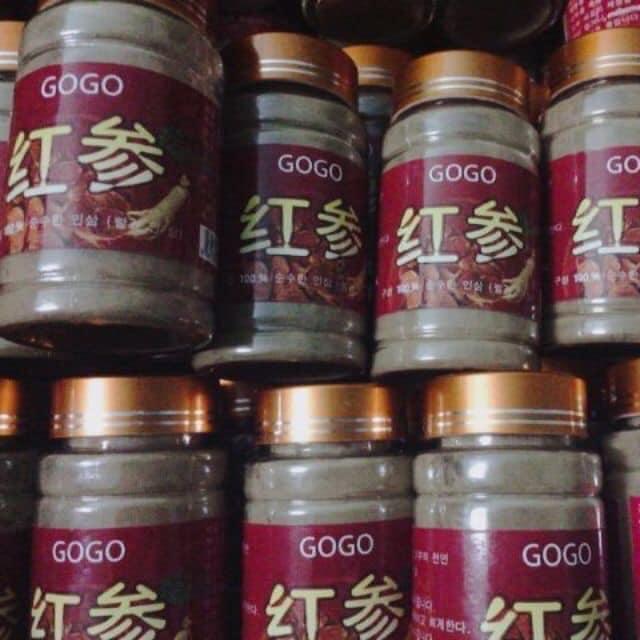 Bột hồng sâm cấy đẹp da Hàn Quốc Gogo, dùng cho spa và cá nhân