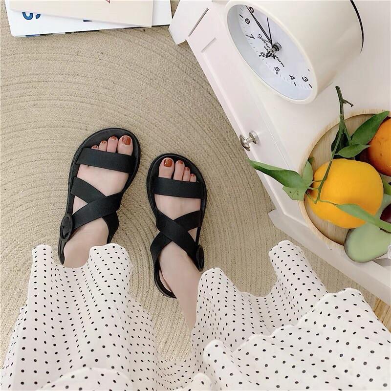 Sandal nữ chất liệu nhựa dẻo siêu bền