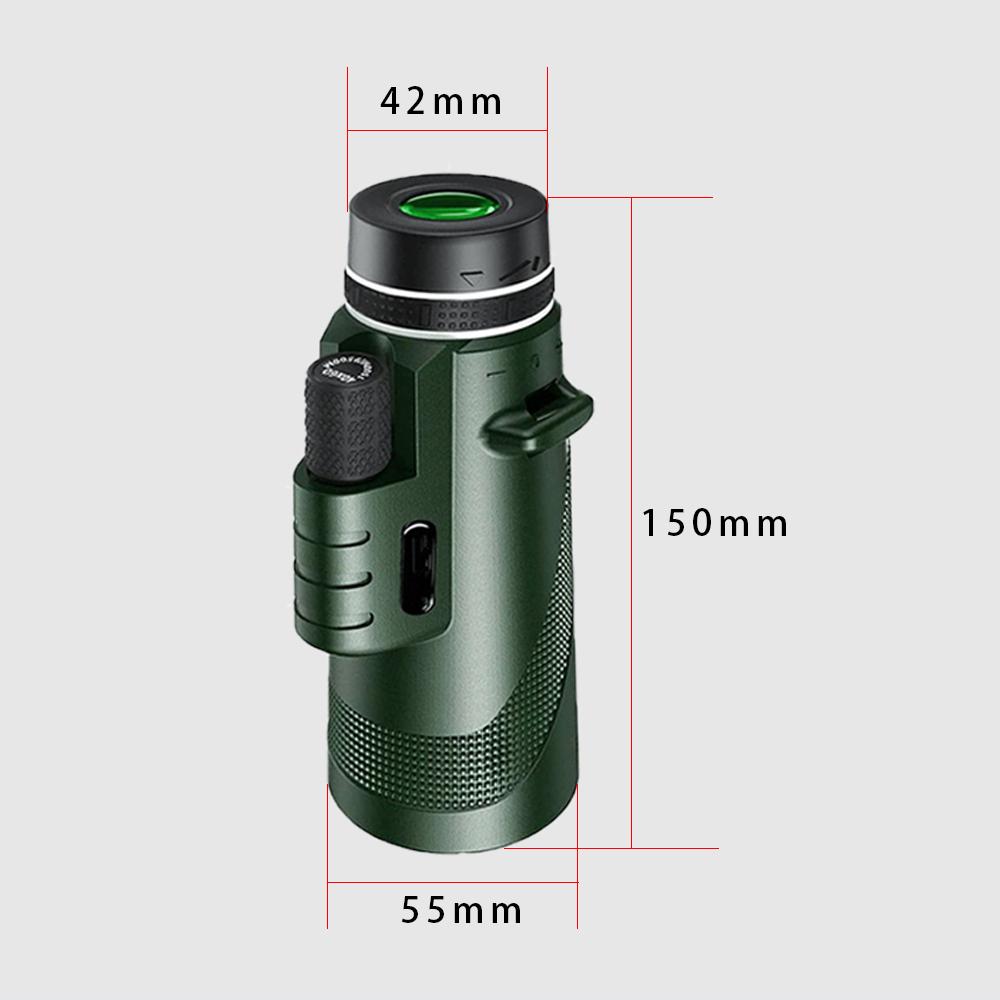 40*60 Portable Camera Telescope Outdoor Fogproof Mobilephone Photograph Accessory Animal Watching Monocular Telescope