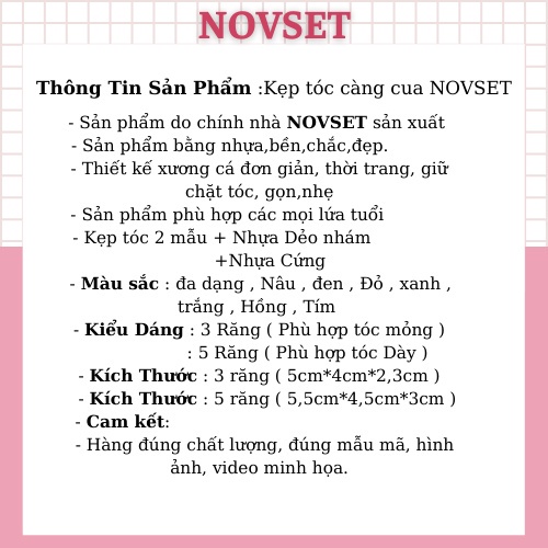 Kẹp Tóc Càng Cua YOLY  Kẹp Càng Cua Trong Suốt Cho Nàng [ Xưởng Sỉ Kẹp Càng Cua