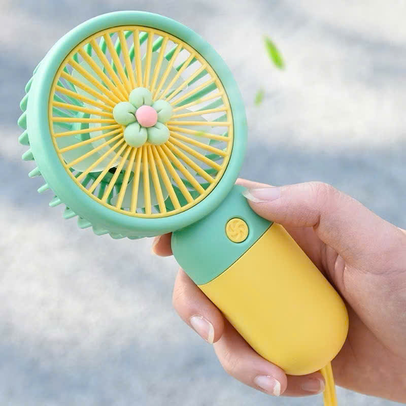 Quạt Mini Cầm Tay Sạc Tích Điện – Dễ Dàng Sử Dụng, Thiết Kế Nhỏ Gọn - HÀNG CHÍNH HÃNG MINIIN