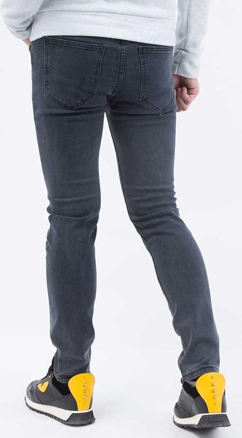 Quần jeans Nam rách gối màu đen QJ105 (Xám chuột )