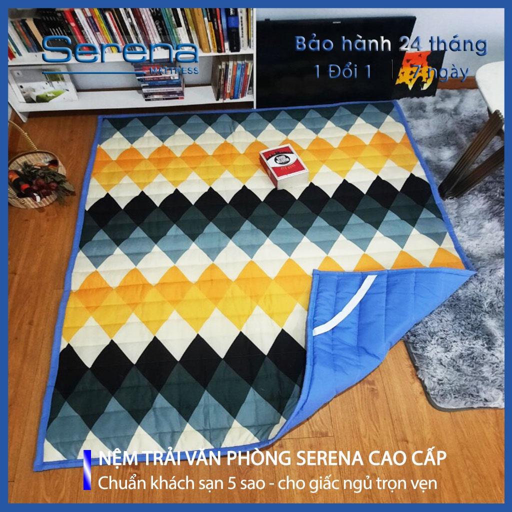Nệm Đệm Lót Sàn Mỏng SERENA Chính Hãng Đa Năng Nệm Trải Giường Văn Phòng Gấp Gọn Tiện Lợi