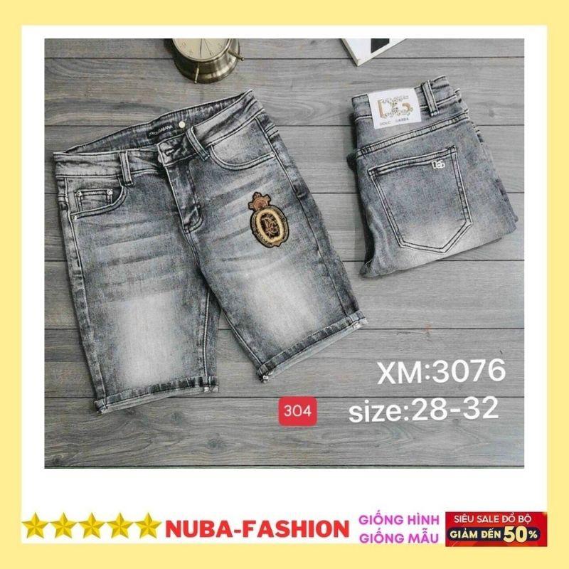 Quần short jean nam chất vải bò cá tính trẻ trung, NUBA 304