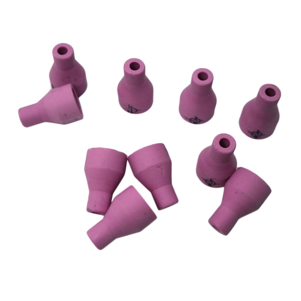 TIG Welding Torch Consumables Collet Body Ceramic Nozzle Pink