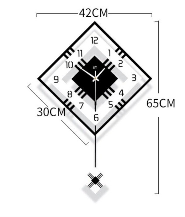 Đồng Hồ Quả Lắc  Kim Trôi Bắc Âu