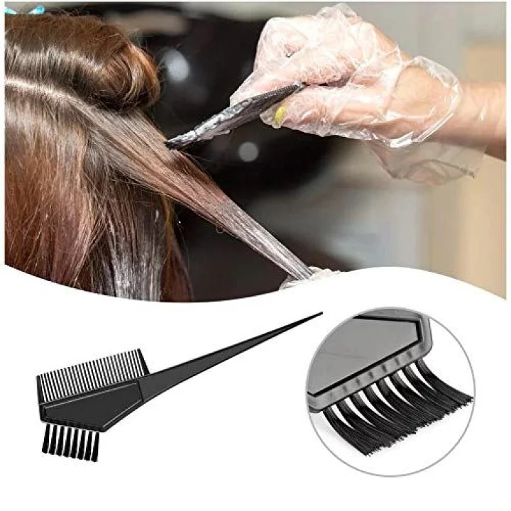 Bộ 04 món nhuộm tóc tiện lợi Seiwa Pro (áo choàng/lược/mũ tai/găng tay) - Hàng nội địa Nhật Bản nhập khẩu chính hãng