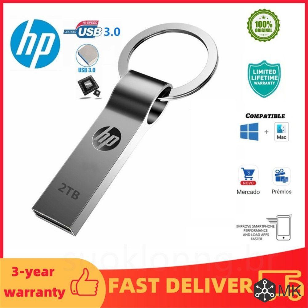 Hp Metal USB Pen Drive 2TB USB 3.0 Pendrive Memory Stick Flashdrive De Alta Velocidade