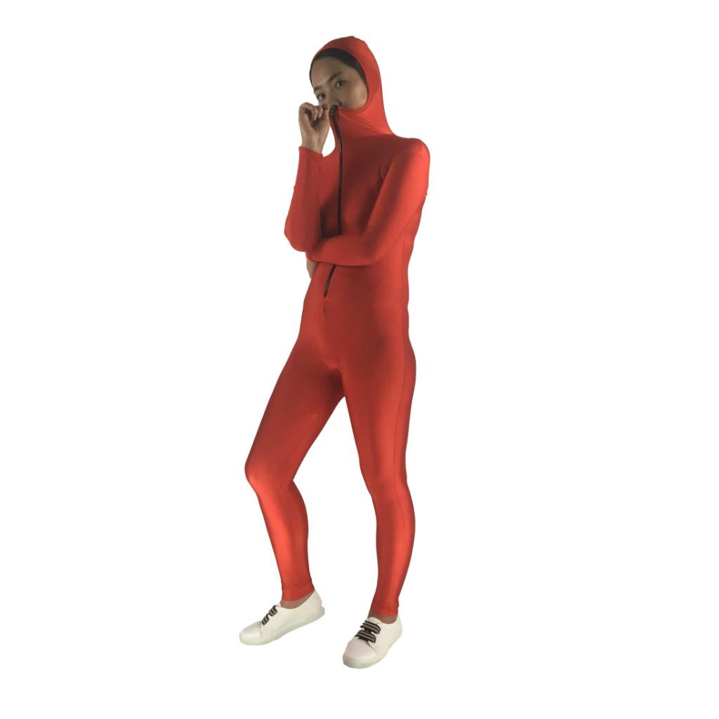 Unisex Adult Spandex Outfit Unitard Full Bodysuit Costume for Halloween Party