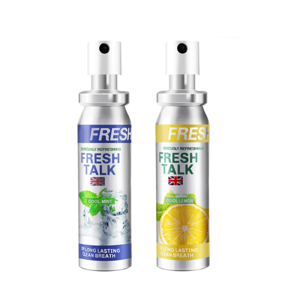 Xịt thơm miệng Fresh Talk 20ml hương bạc hà khử mùi hôi miệng