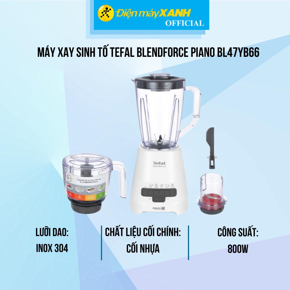 Máy xay sinh tố Tefal BlendForce Piano BL47YB66 - Hàng Chính Hãng