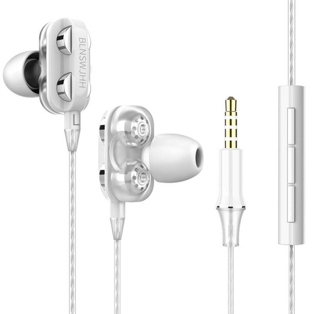 Tai nghe A4 HiFi lõi kép siêu bass MẪU MỚI 2019-hàng nhập khẩu