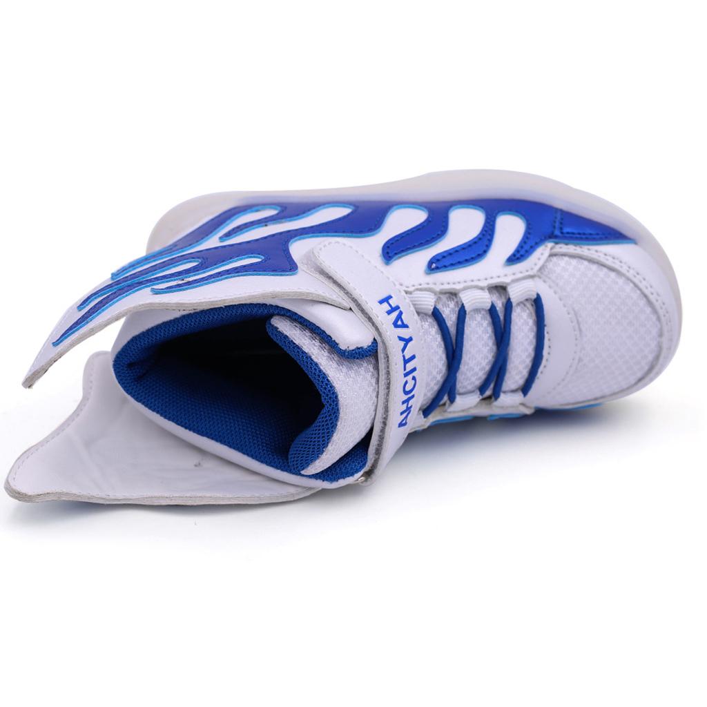 Wings Unisex LED Light up Lace Up Luminous Sneakers Kids Casual Shoes