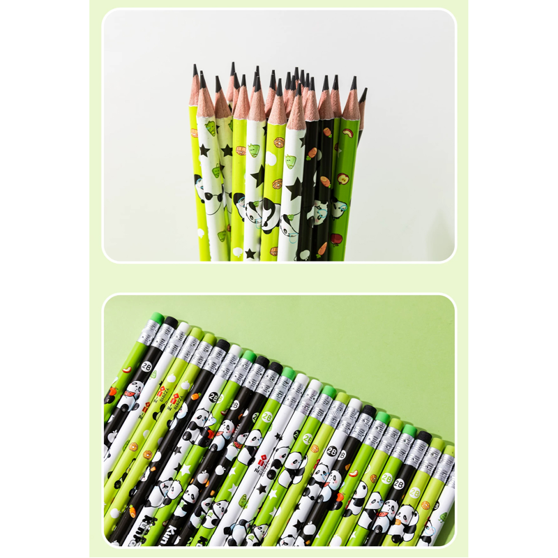 Ligen - Hộp 12 Cây Viết Chì Gỗ Panda IG2919