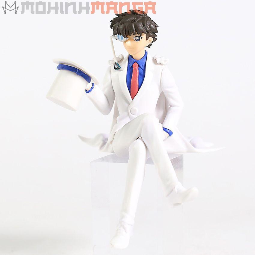 Mô hình nhân vật Kaito Kid (Siêu đạo chích Kid) cầm nón Figure Anime Thám tử lừng danh Conan Magic Kaitou có hộp