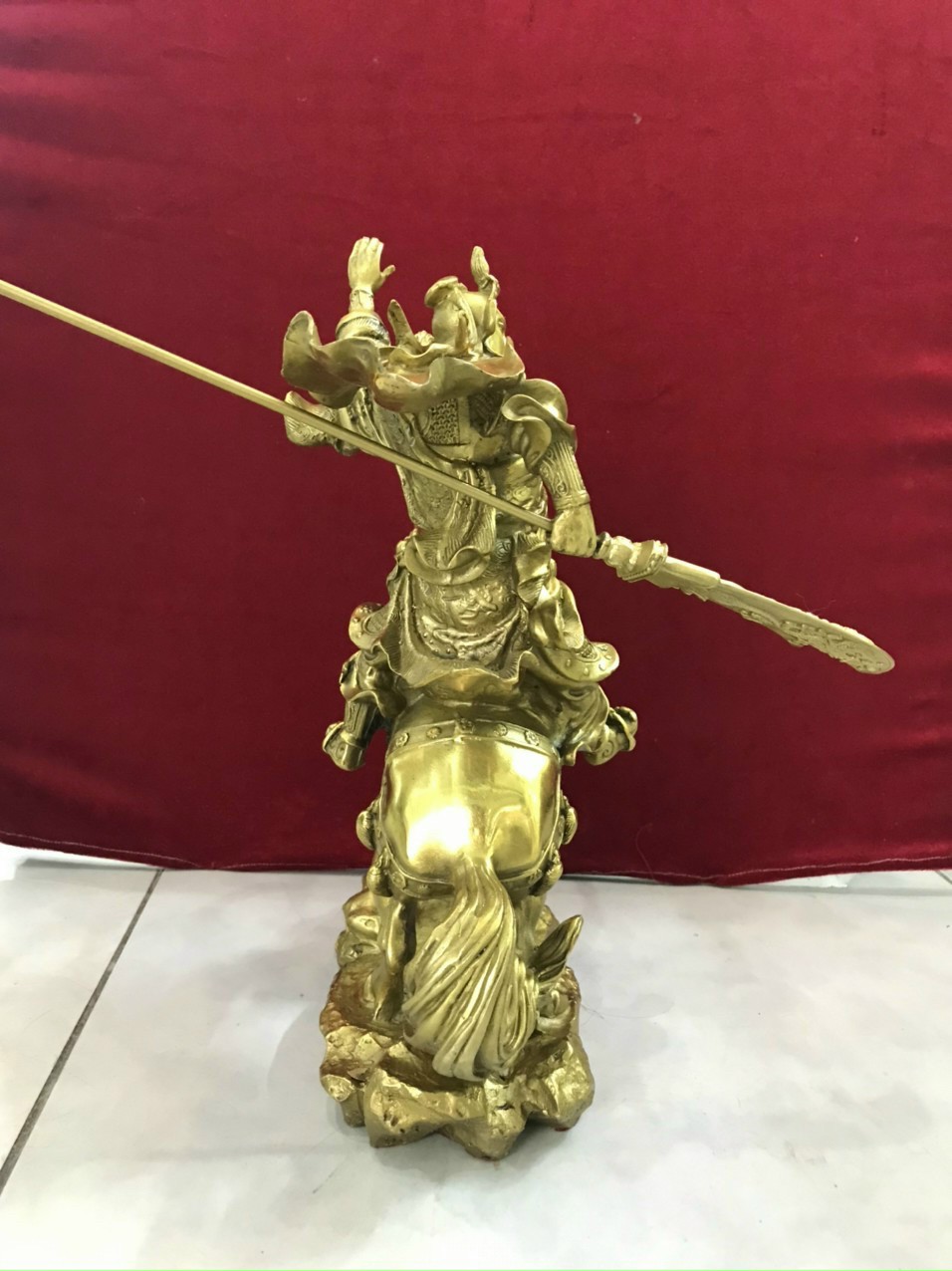 Decor trang trí - Quan công cưỡi ngựa