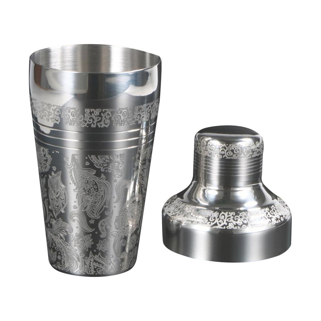 Stainless 410ml/510ml Martini Cocktail Shaker Bartender Mixer Barware