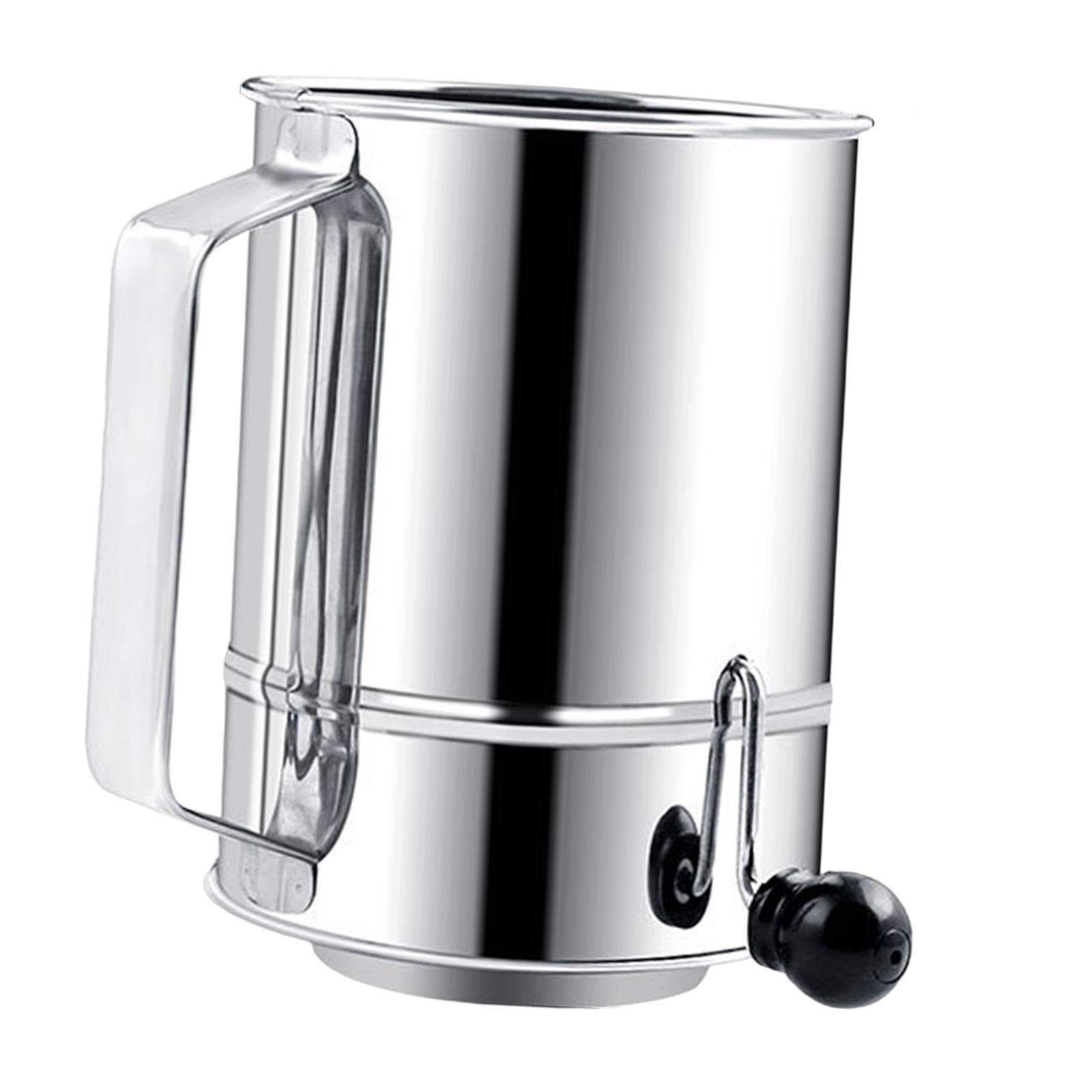 Handheld Baking Sieve Cup Kitchen Gadgets Baking Sugar Sifter for Baking Supplies