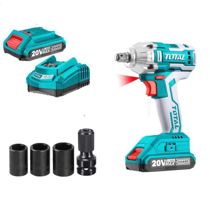 Máy siết buloong dùng pin Lithium-Ion 20V total TIWLI20010