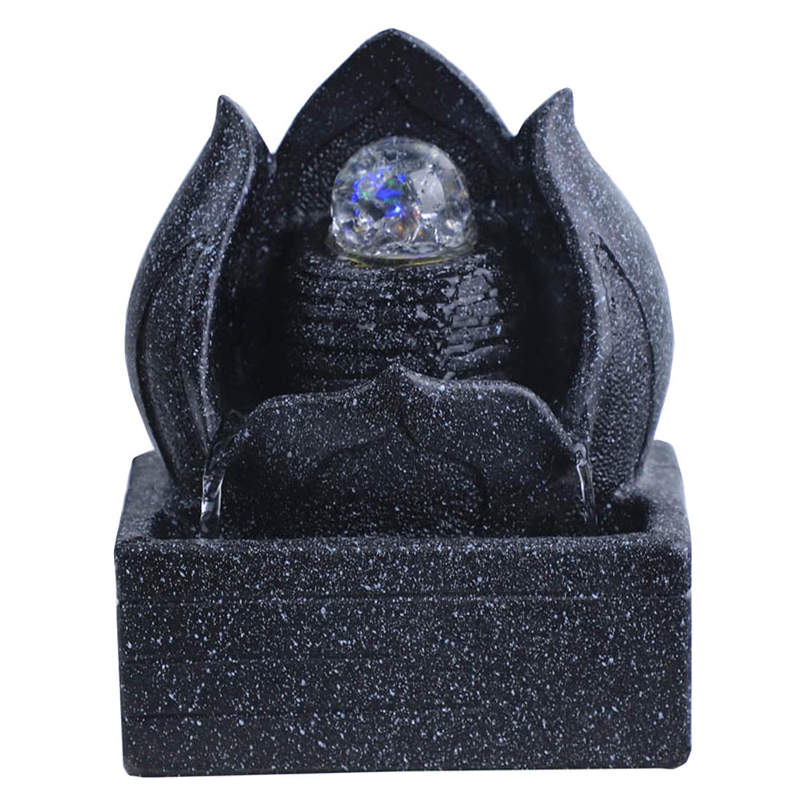 Fountain Waterfall Sculptures Zen Relaxation for Indoor Entryway Decoration