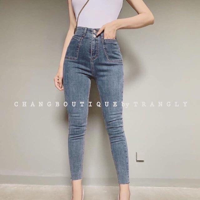 ️️QUẦN JEANS CẠP CAO ️️