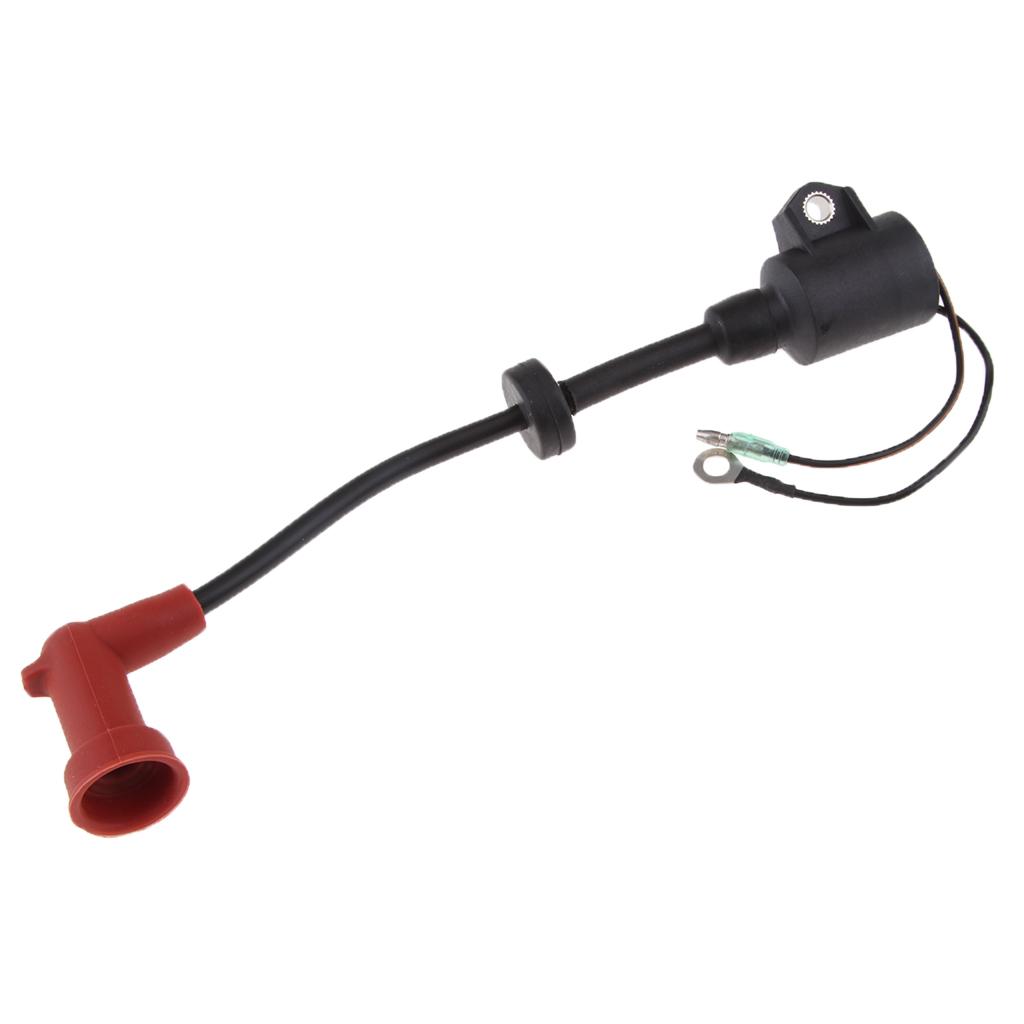 Ignition Coil for Yamaha Outboard 9.9hp 15hp 63V-85570 65E, 63V-85540-01