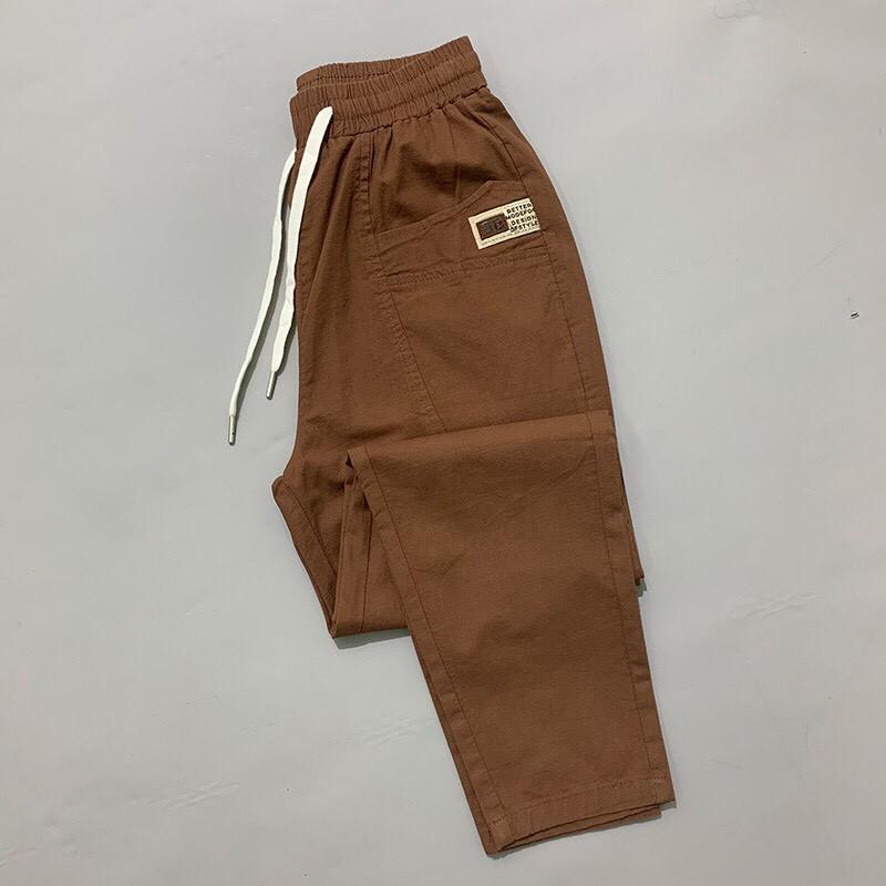 Bigsize Quần Baggy Nữ, Quần Kaki Nữ Cạp Chun có dây rút Phong Cách Trẻ Trung Sành Điệu Mẫu mới