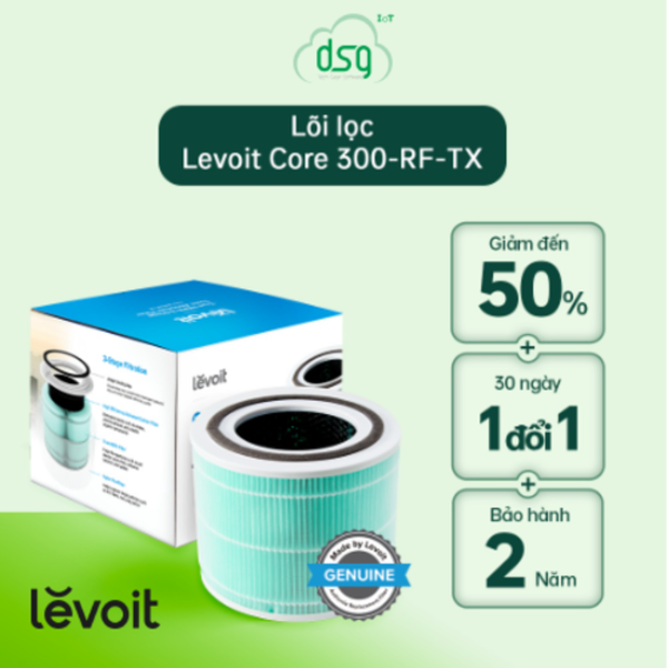 Lõi Lọc Hấp Thụ Độc Tố Cho Máy Lọc Không Khí Levoit Core 300 RF-TX | Bộ Lọc HEPA 3 Lớp | Hàng Chính Hãng