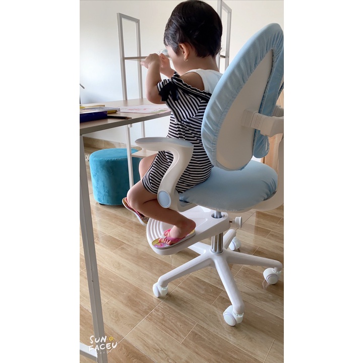[Tặng bọc ghế ] Ghế học sinh ngồi học chống gù giúp con có tư thế ngồi lành mạnh chuẩn khoa học, ngăn ngừa cong vẹo cột sống