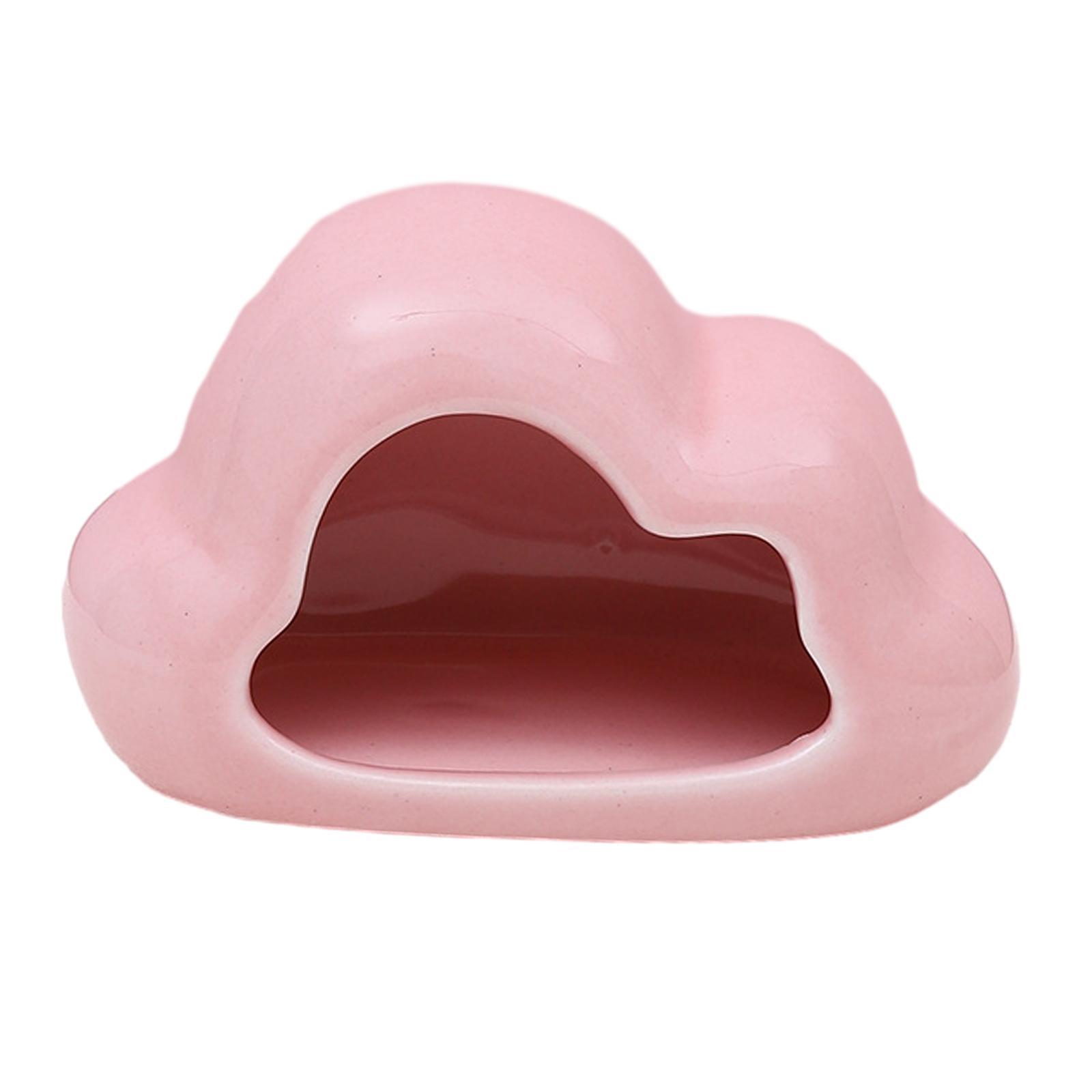 Hamster Nest Hamster Hideouts Ceramic Small Animal Cozy Pets Bed Hut Hamster House Hamster Cage Decor for Critter Rabbit Gerbils