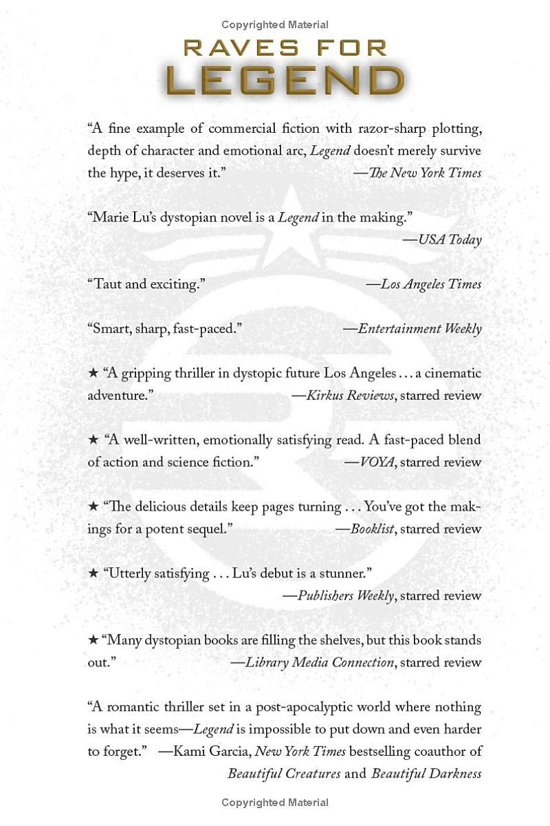 Sách ngoại văn: Legend