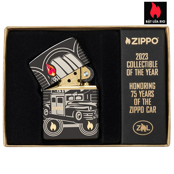 Zippo 48692 – Zippo 2023 Collectible Of The Year – Zippo Car 75th Anniversary Asia Pacific Limited Edition – Zippo COTY 2023 – Honoring 75 Years Of The Zippo Car