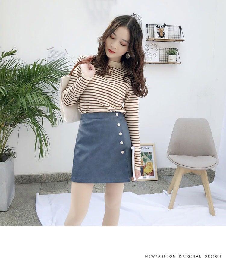 ÁO LEN KẺ SỌC NGANG CHO NỮ