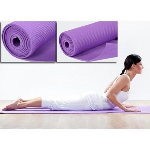 Thảm Tập Yoga gym định tuyến 1 lớp Dầy 6mm Cao Cấp Chống Trơn Trượt Không Thấm Nước, chất liệu TPE tập thể dục tại nhà