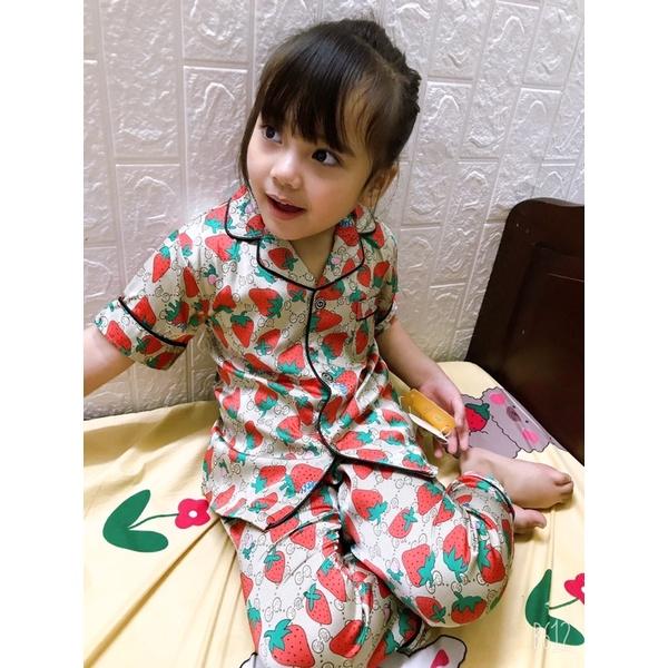 bộ pijama mặc nhà cộc tay quần dài bé trai/ bé gái hàng quảng châu cao cấp nhiều màu ( sz 10-20kg) kèm hình và video