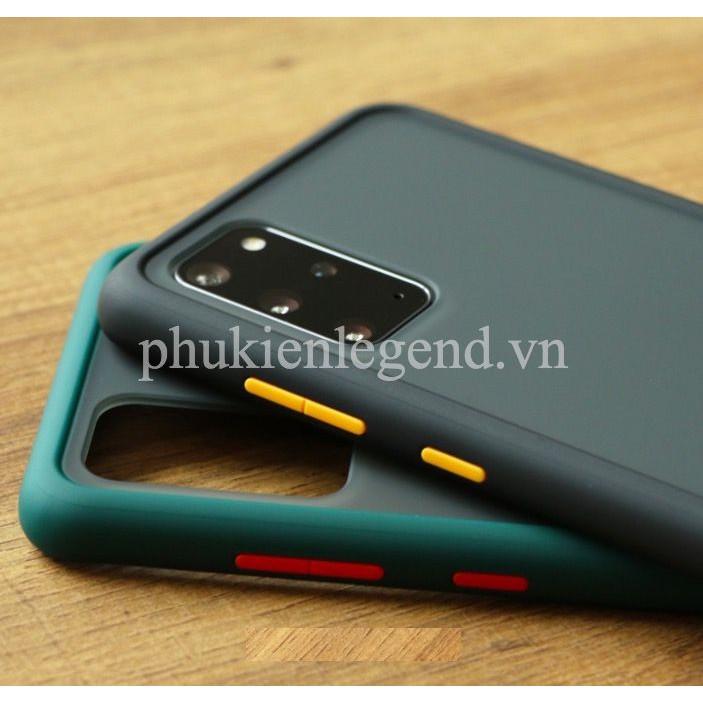 Ốp lưng trong nhám viền màu chống sốc cho SamSung Galaxy S20 FE