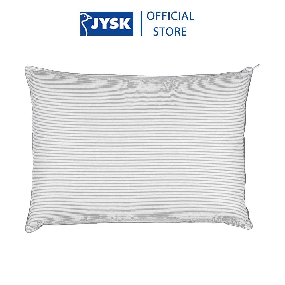 Ruột gối lông vũ | JYSK Falketind | xám | R50xD70cm | 650gr