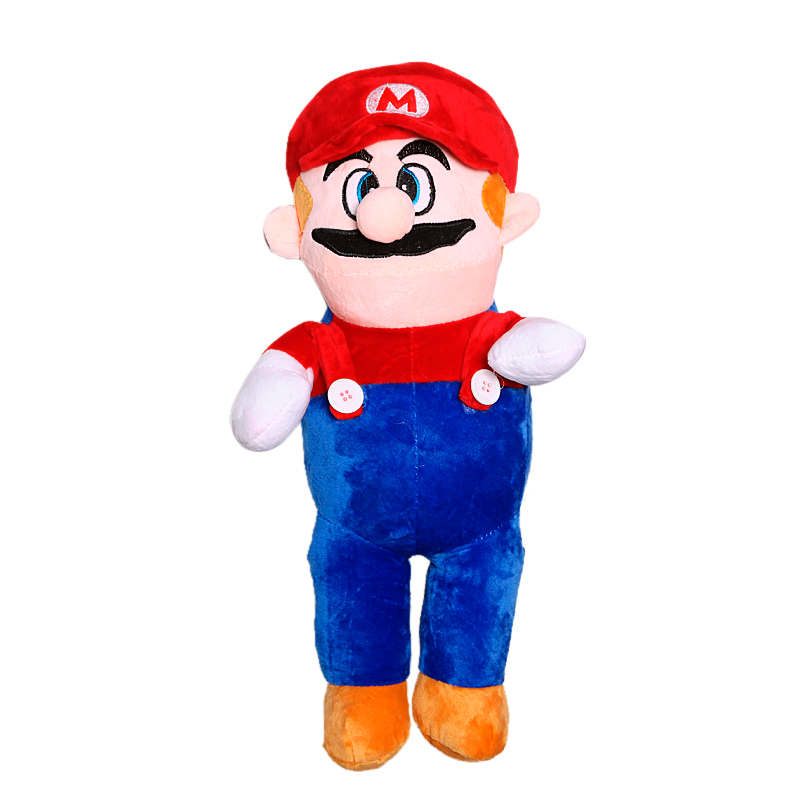 Gấu bông hoạt hình Mario đứng ngộ nghĩnh size 50cm