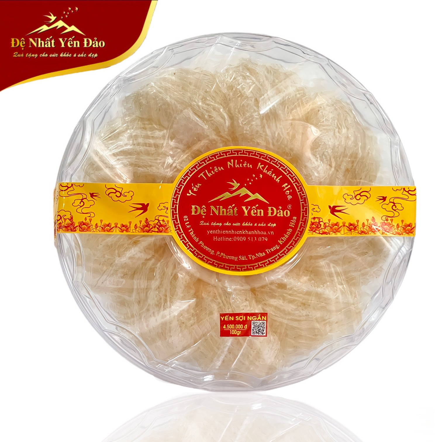 [TOP SALES] Yến Khánh Hòa - Yến Sợi Ngắn [Hộp 100g] - Đệ Nhất Yến Đảo -  Bồi Bổ Sức Khỏe - Phục Hồi Chức Năng Phổi - Phụ Nử Sau Sinh - Đẹp Da - Chống Lão Hóa - Kéo Dài Thanh Xuân - Hỗ Trợ Điều Trị Ung Thư -Tăng Cường Sinh Lý -Trí Nhớ - Cải Thiện Giấc Ngủ