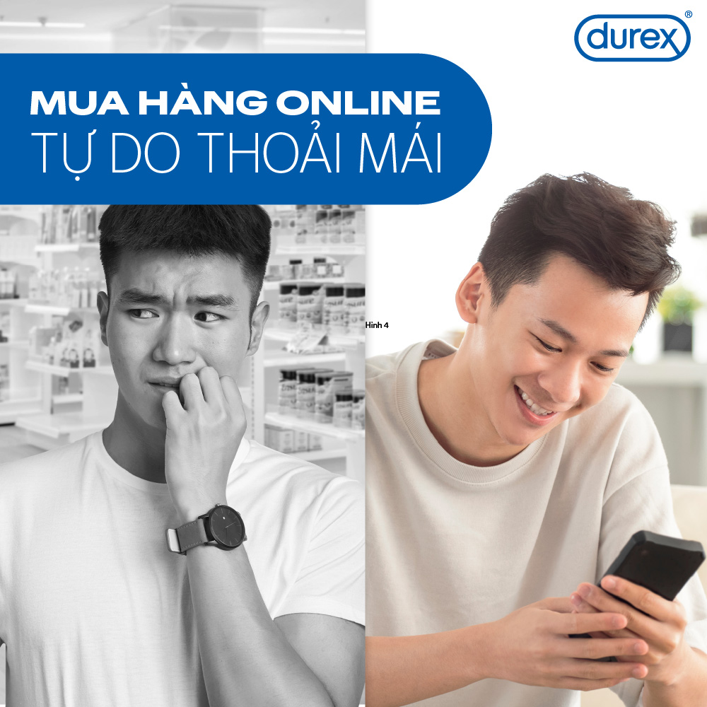 Bộ 3 hộp bao cao su Durex Performa kéo dài thời gian, size 52mm, 3 bao/hộp