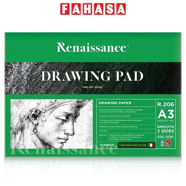 Tập Vẽ A3 - Renaissance R-206 (15 Tờ)